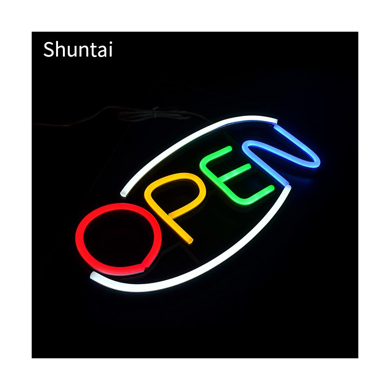 Led OPEN Sign for Companies Offices Shop 3D Letter Sign Led LOGO Shop Decor Sign Led Neon No MOQ