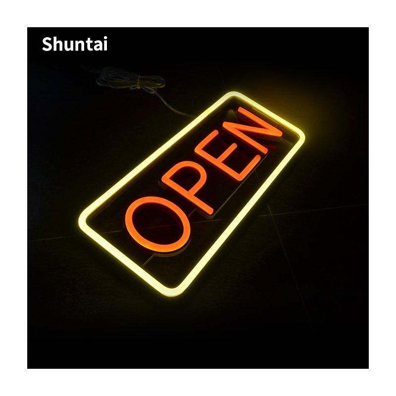 Led OPEN Sign for Companies Offices Shop 3D Letter Sign Led LOGO Shop Decor Sign Led Neon No MOQ