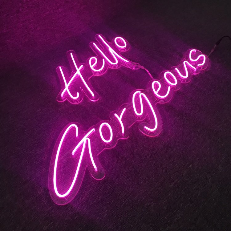 Good Price Custom pink Color Neon Letter Sign Led Neon Sign Lets Party LED Neon Sign