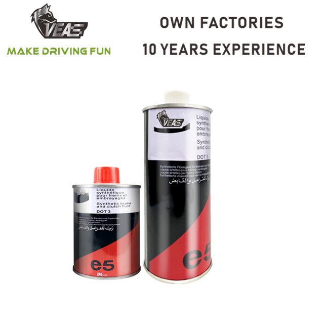 VEAS Clutch Fluid Factory Supplier Brake Oil Brake Fluid Dot 3 / Dot 4 for Auto 500ml Braking System of Most Cars