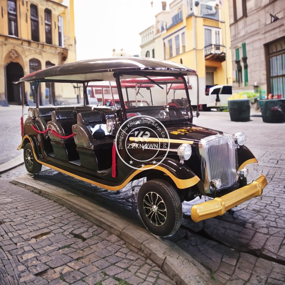 2025 Good Price Vintage Classic Travel Sightseeing Bus Electric Classic Car For Sale