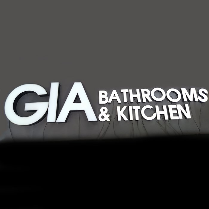 Custom Outdoor Wall 3D Illuminated Retail Store Name Sign Design Acrylic LED Light Logo Sign Board for Mobile Shop Business