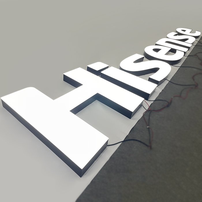 Custom Outdoor Wall 3D Illuminated Retail Store Name Sign Design Acrylic LED Light Logo Sign Board for Mobile Shop Business