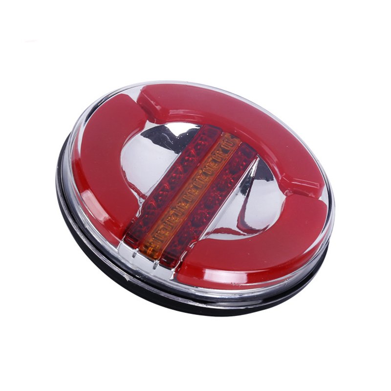 Car Additional Lighting Red Yellow Dynamic Flashing Safety Work Signal Warning Light LED24V Truck Side Tailgate Light Universal