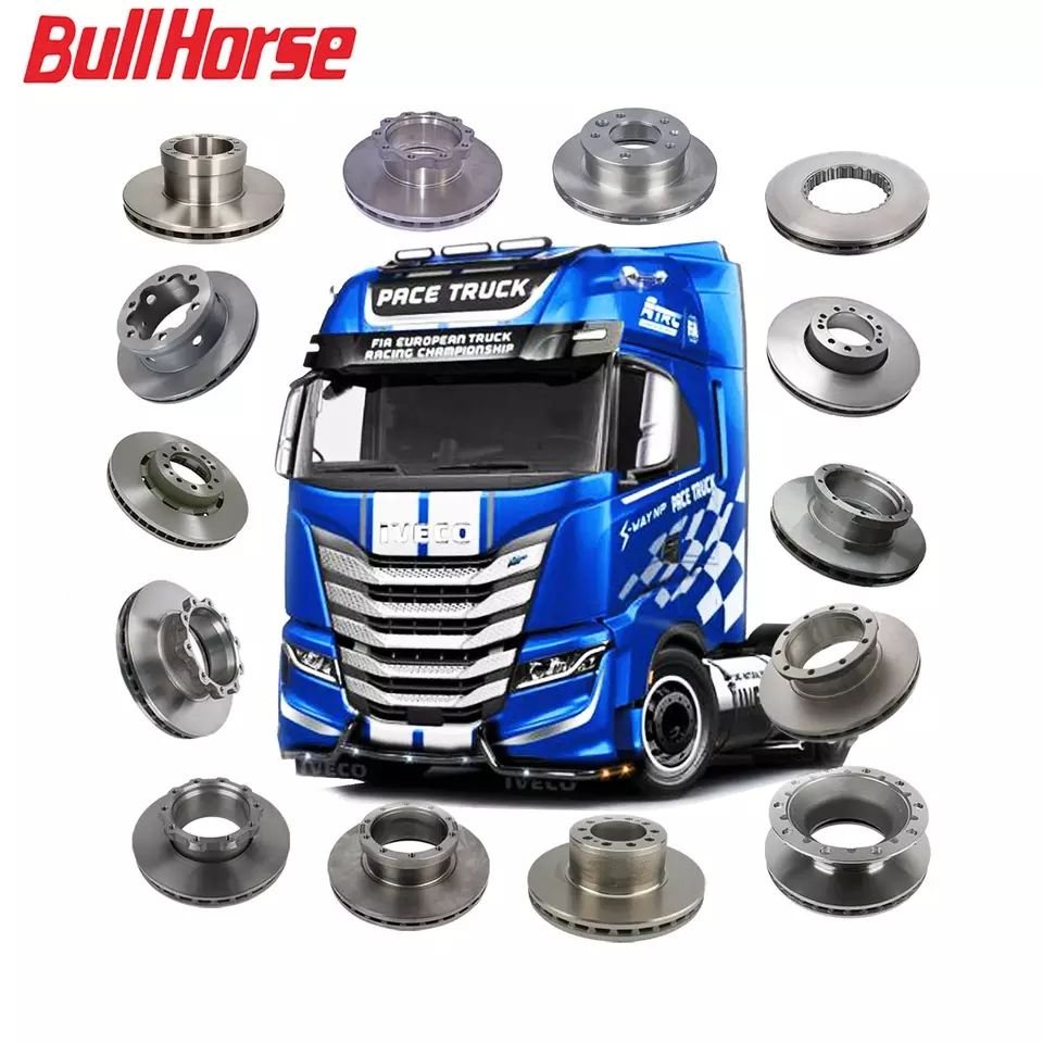 Heavy Duty Truck Brake Disc Eruo Truck Brake Disc Bullhorse Brand Factory Brake System Parts 1709060 550027129 1874015