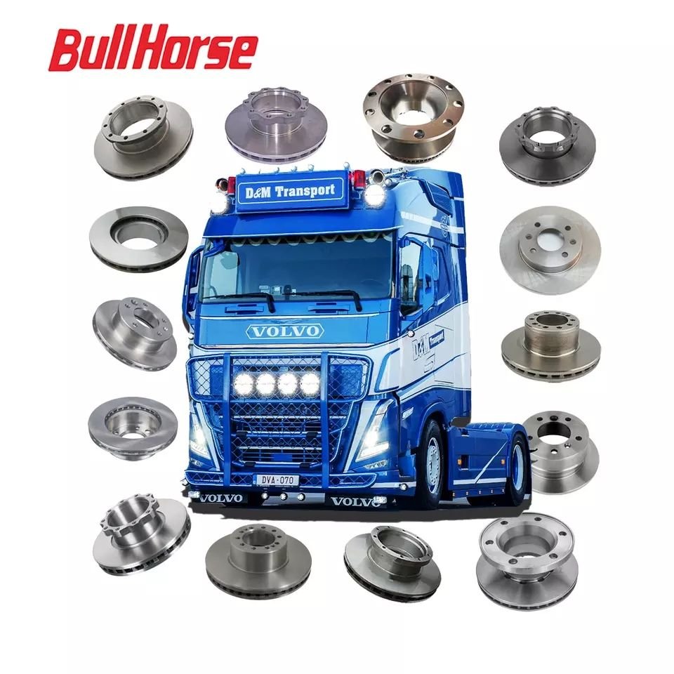 Heavy Duty Truck Brake Disc Eruo Truck Brake Disc Bullhorse Brand Factory Brake System Parts 1709060 550027129 1874015