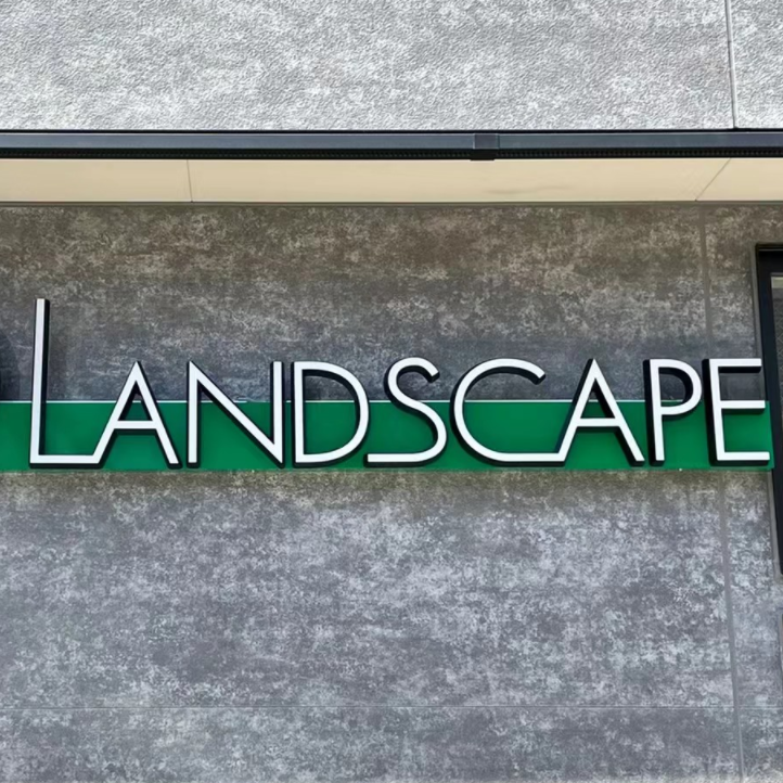 Commercial Building Sign Channel Letters on Raceway Face Lit Wall Sign for Retail Signs