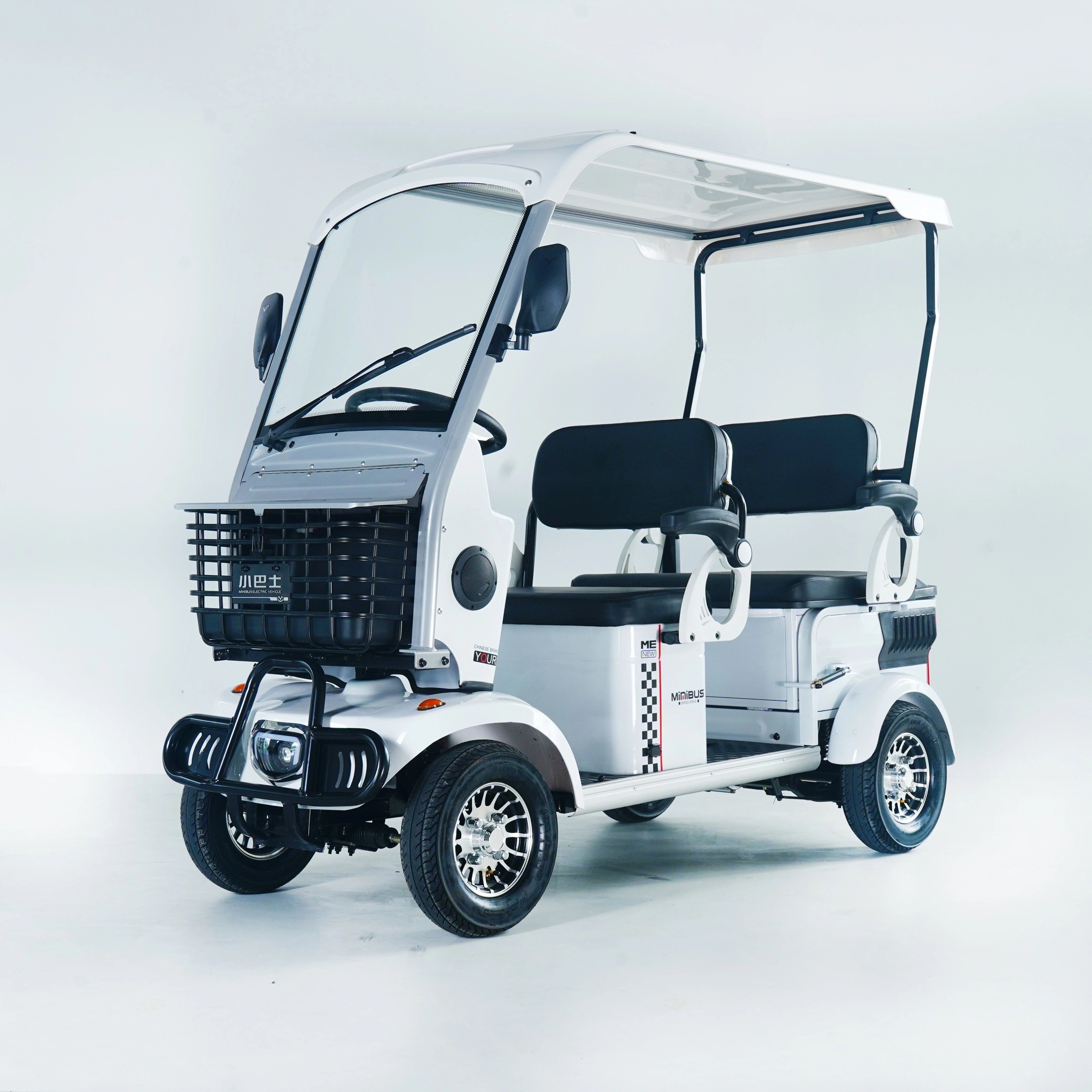 Factory Sale Sightseeing Bus Electric Vehicles 1200w Brushless Motor Customized 4 Seat Rental Business