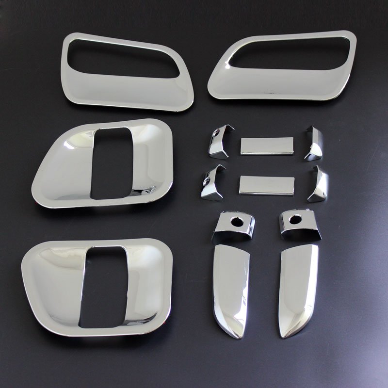 Hiace 2015- ABS Chrome 4 Door Handle Cover Insert Mini Bus New Hiace From Sunz Accessories