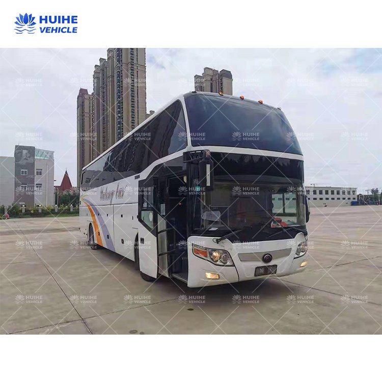 Used 30-Seater Yontong Youtong Coach Bus in China Diesel Fuel Manual Transmission Cheap Right Hand Drive