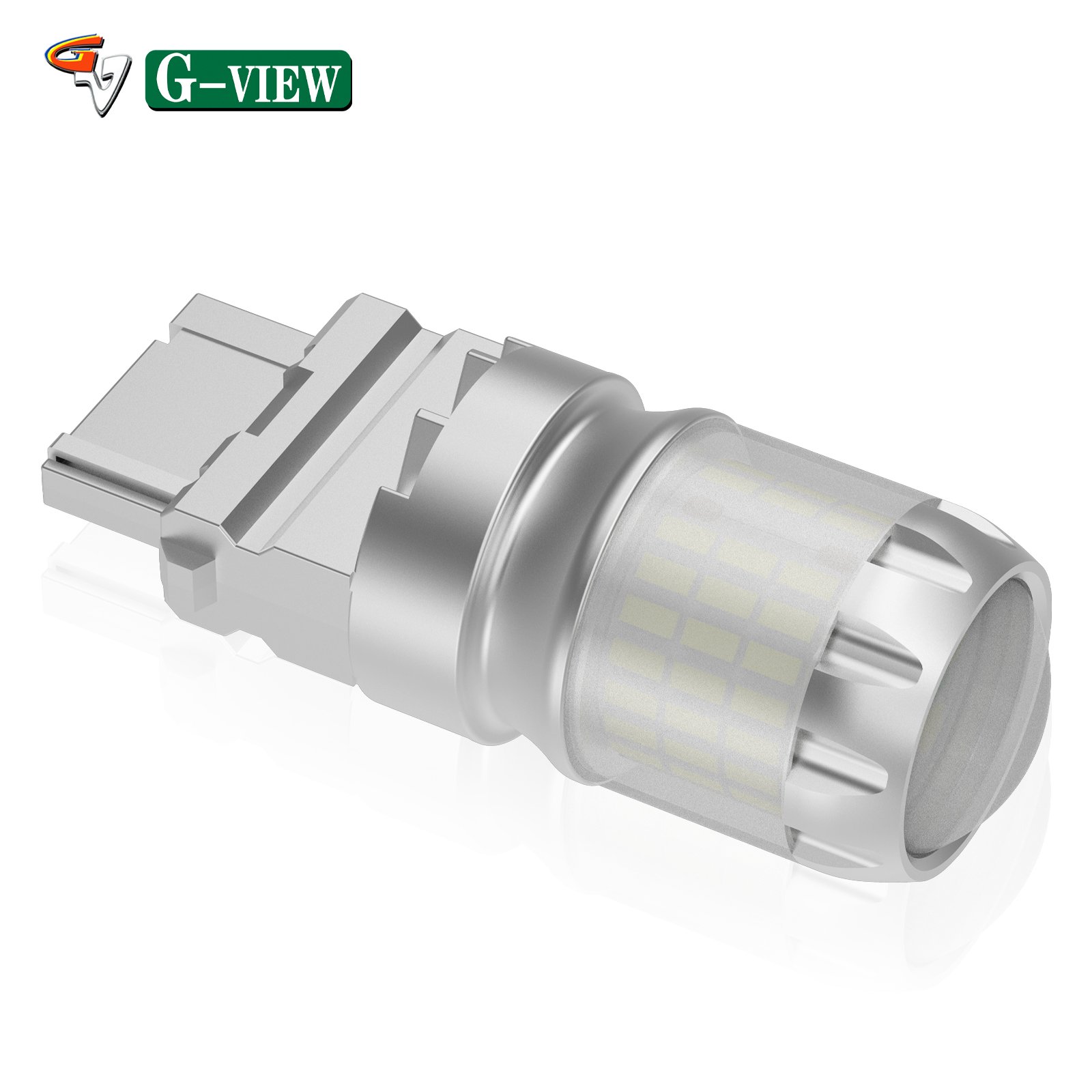 Gview Car Signal Light 3156 LED Bulb 1156 7443 3157 White 12V Reverse Parking Lamp Turn signal Brake Light P27W Car Tail Bulbs