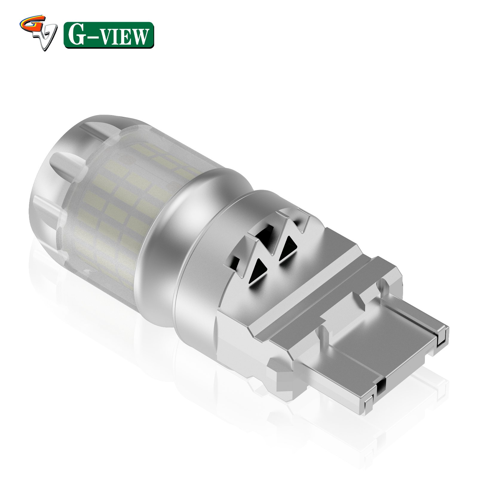Gview Car Signal Light 3156 LED Bulb 1156 7443 3157 White 12V Reverse Parking Lamp Turn signal Brake Light P27W Car Tail Bulbs
