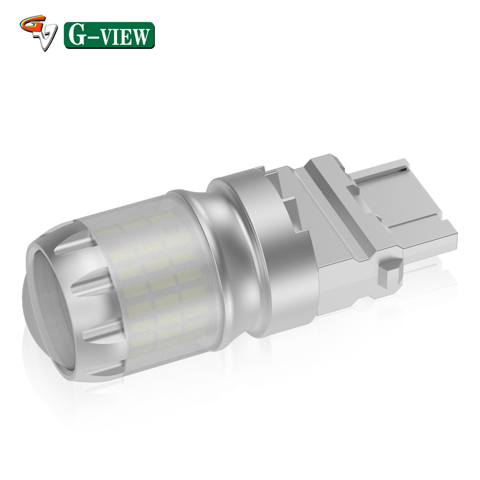 Gview Car Signal Light 3156 LED Bulb 1156 7443 3157 White 12V Reverse Parking Lamp Turn signal Brake Light P27W Car Tail Bulbs