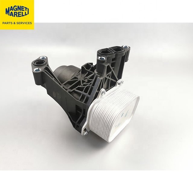 Marelli Engine Oil Cooler Oil Filter Assembly for AUDI A3 Q3 VW Golf Jetta 045115389K 03L115389C 03N115389A 03P115389A