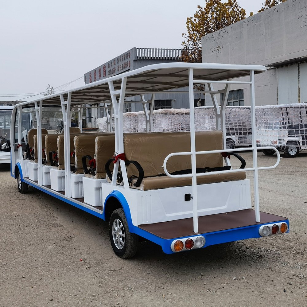 Open and Close Style 11seat 14 Seats Electric Sightseeing Convenience Vehicles Car Bus Mini Bus LUHUAN