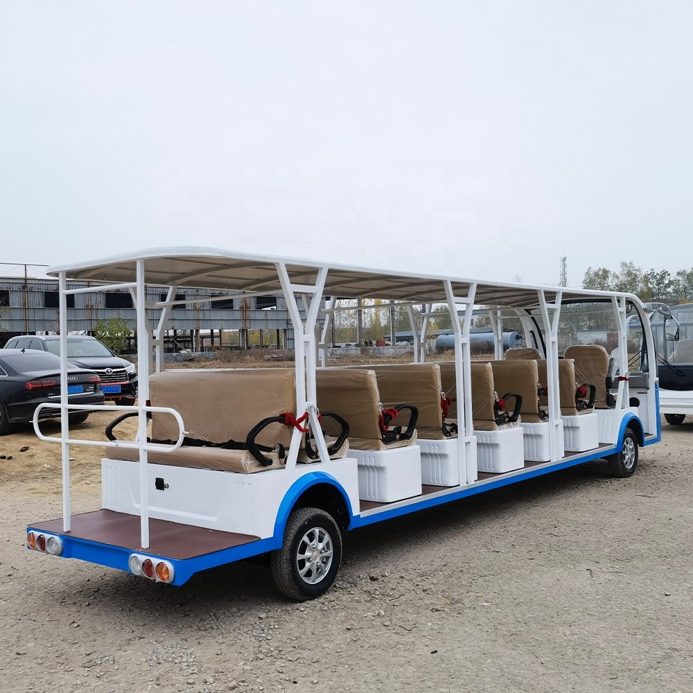 Open and Close Style 11seat 14 Seats Electric Sightseeing Convenience Vehicles Car Bus Mini Bus LUHUAN