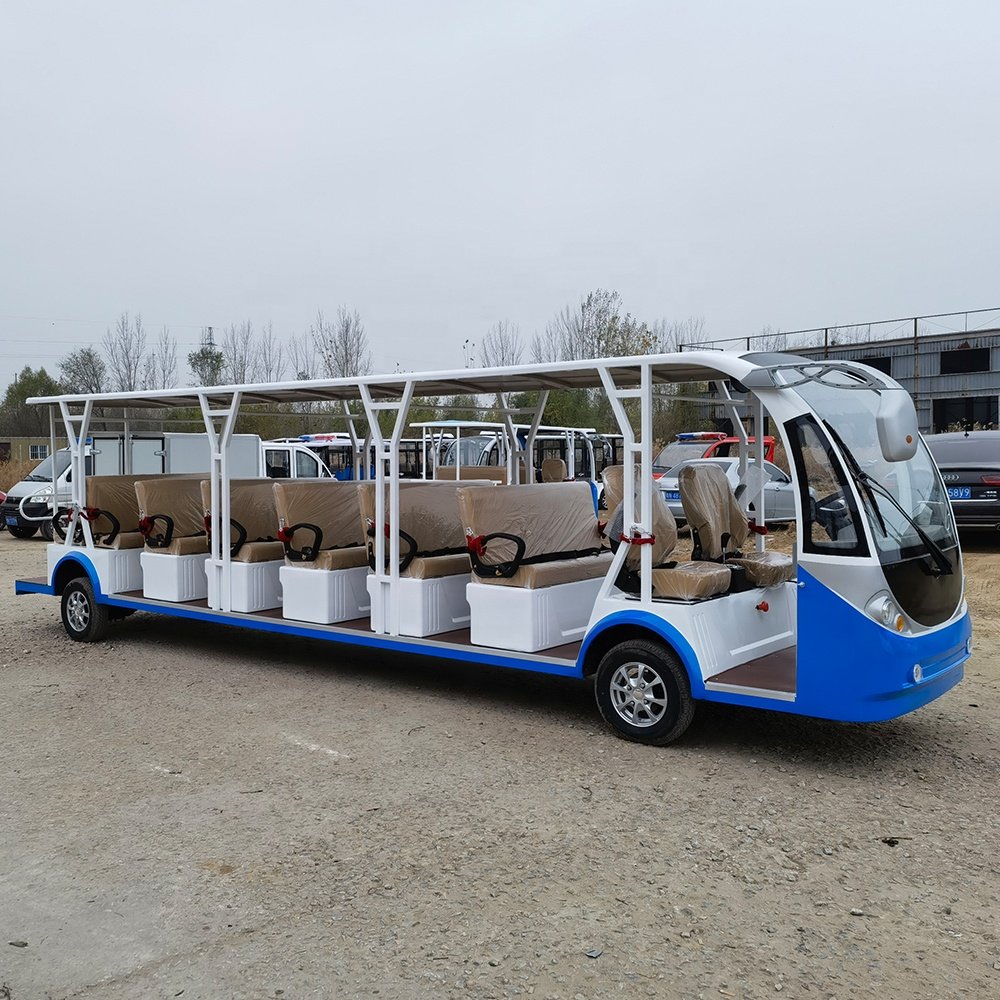 Open and Close Style 11seat 14 Seats Electric Sightseeing Convenience Vehicles Car Bus Mini Bus LUHUAN