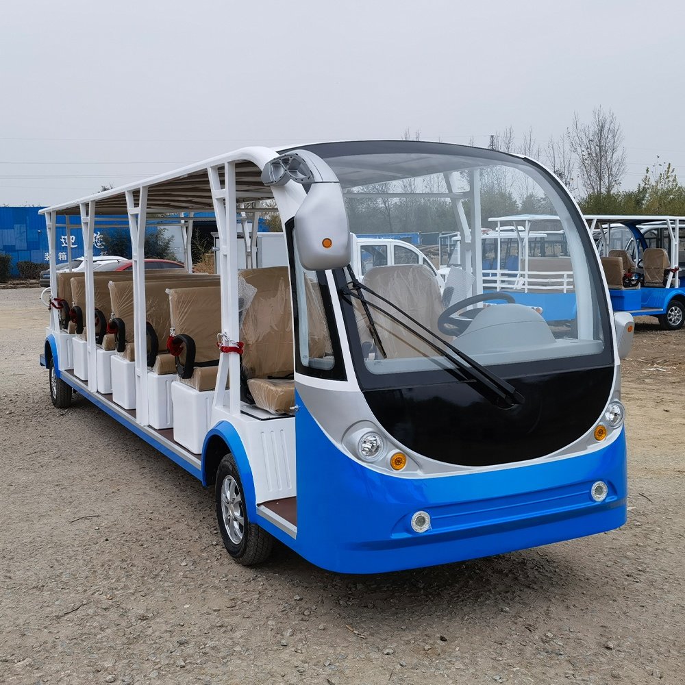 Open and Close Style 11seat 14 Seats Electric Sightseeing Convenience Vehicles Car Bus Mini Bus LUHUAN