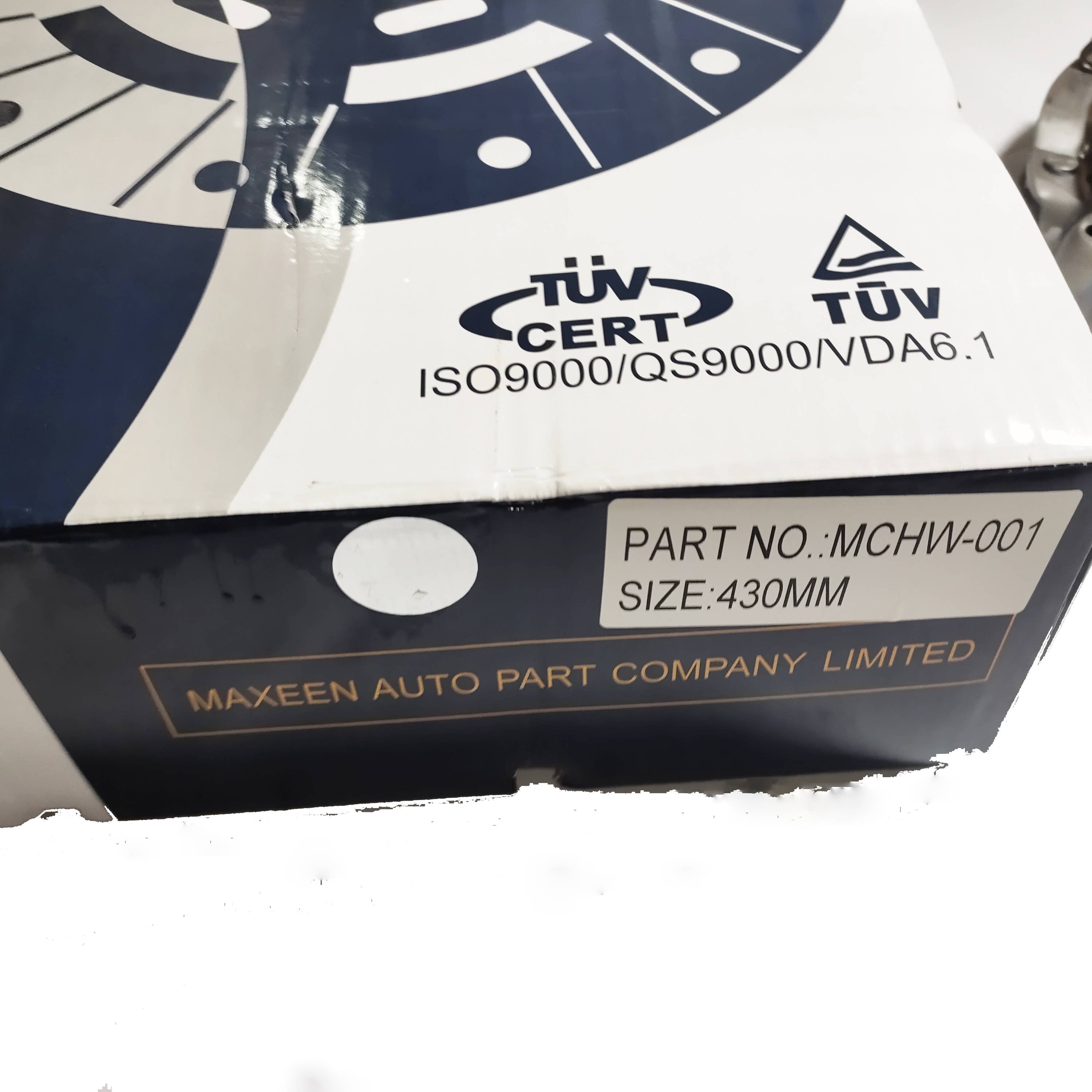 Clutch Cover Assembly WG911416010 Size 430mm Suitable for HOWO with Maxeen No. MCHW-001