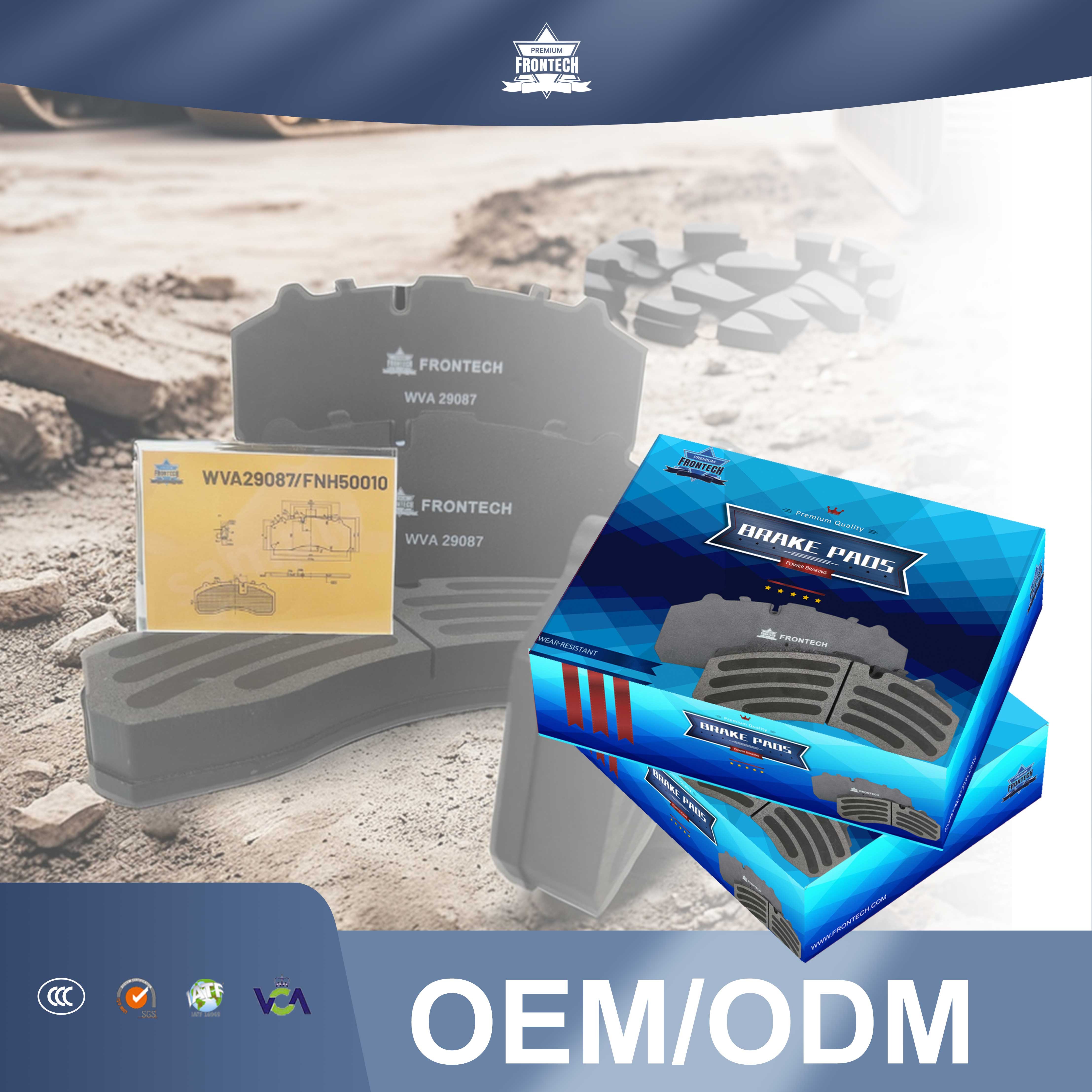 OE A0064201520 Hot Sale Truck Parts New Brake Pads for Mercedes ACTROS