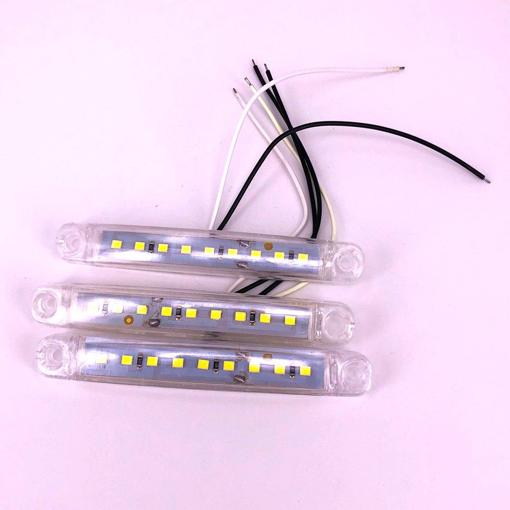 LED Clearance Light Front Rear Side Marker Indicators Light for Truck Car Bus Trailer Boat Brake Stop Lamp