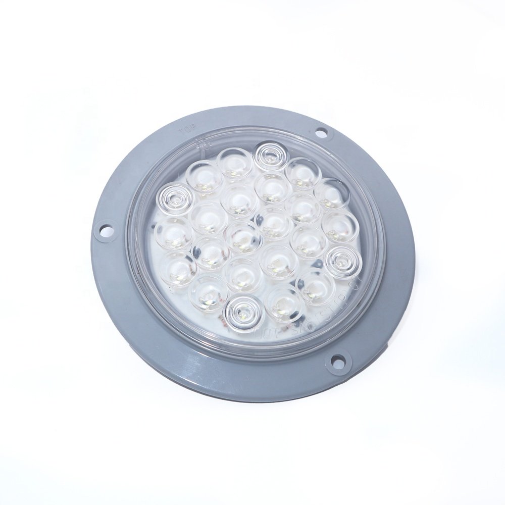 10-30V High Quality 4 Inch clear Lens Round Stop Turn Indicator Lamp Custom Truck Led Tail Lights 100% Waterproof