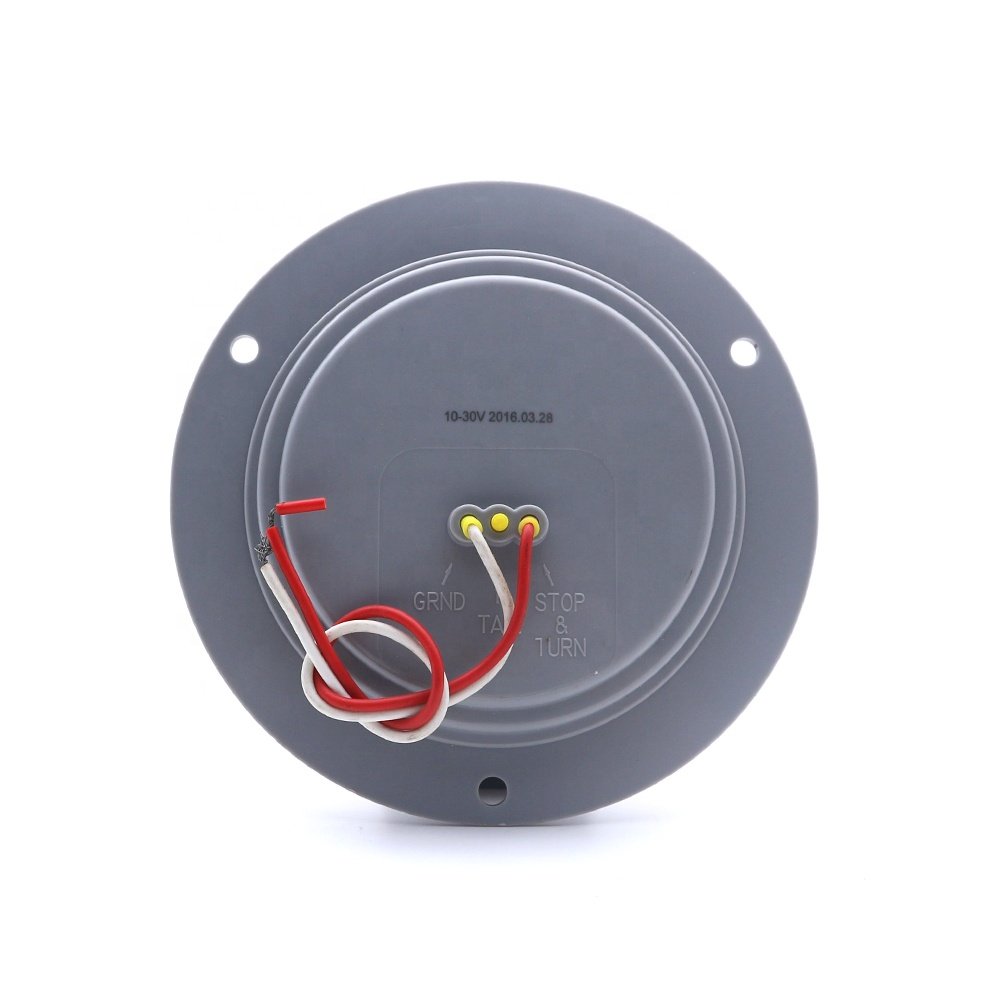 10-30V High Quality 4 Inch clear Lens Round Stop Turn Indicator Lamp Custom Truck Led Tail Lights 100% Waterproof