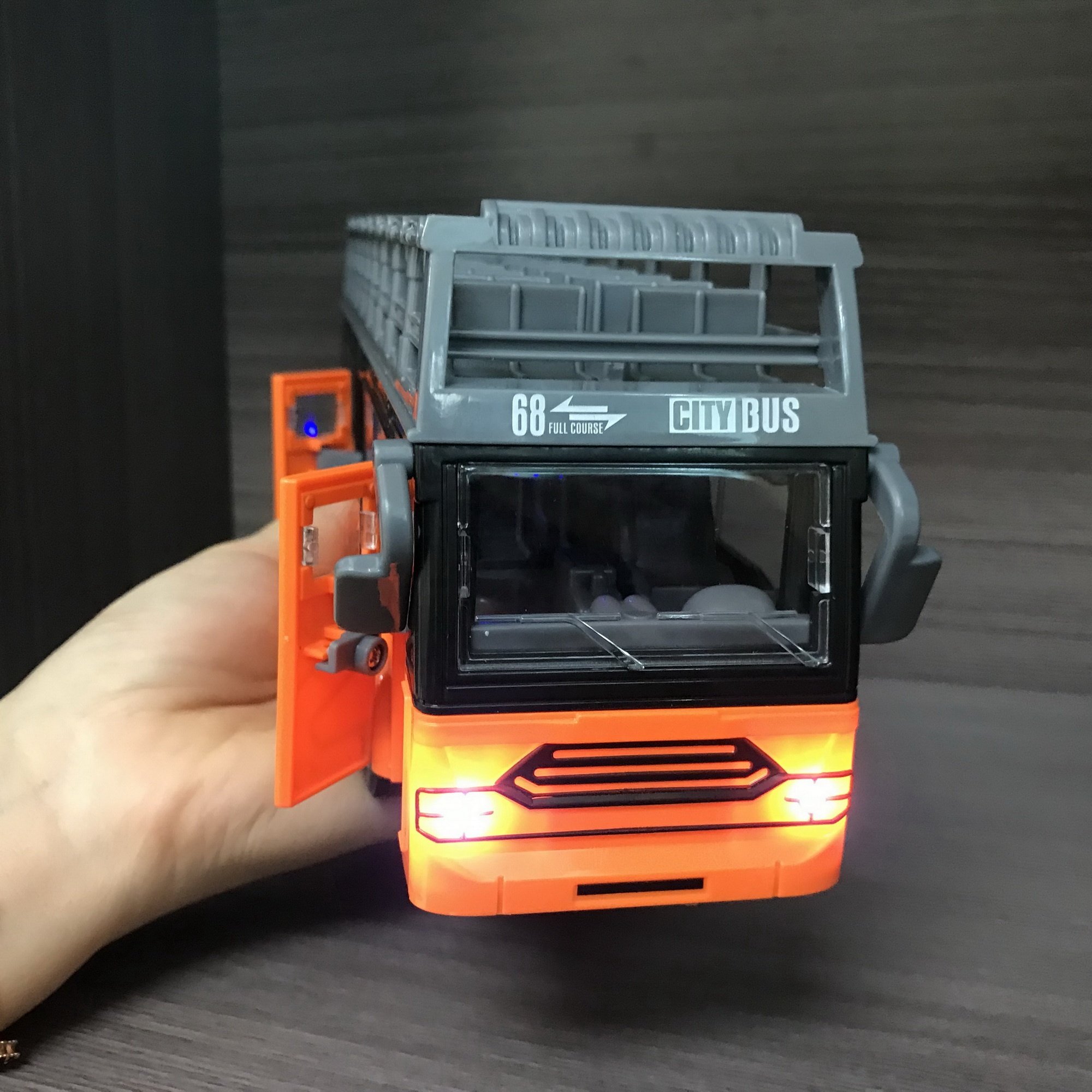 Senco Radio Control City Bus Toy Remote Control Double Deck Sightseeing Bus Toys Rc Remote Control Bus Toy