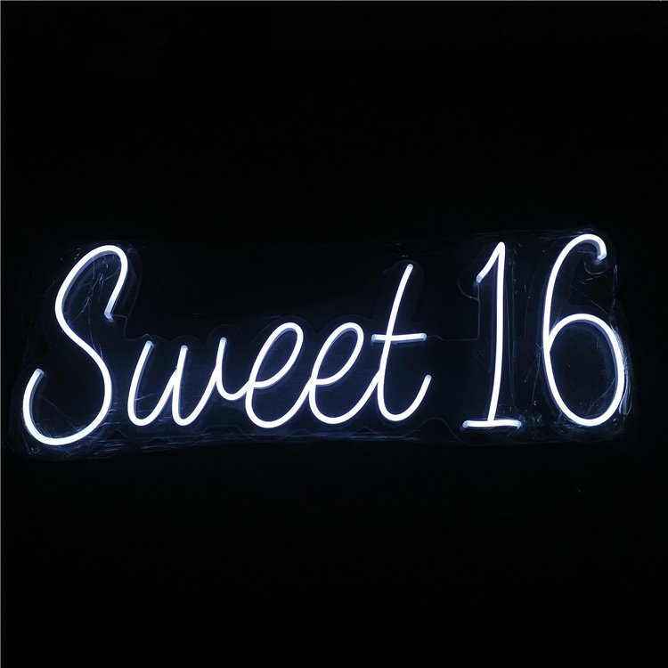 Color Changeable Party Decoration Water Proof Led Neon Happy Birthday Flex LED Neon Light Letters Sign