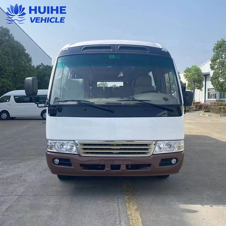 2013 Model Used Coaster Bus with 29 Seats Second Hand Diesel Manual 30 Seater Coach Left Hand Drive Front Engine