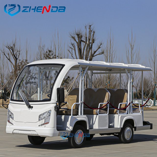 Factory Direct Hot Sale Bus Accessories Airport Shuttle Bus Classic Style Scenic Electric Bus