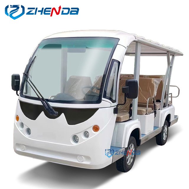 Factory Direct Hot Sale Bus Accessories Airport Shuttle Bus Classic Style Scenic Electric Bus