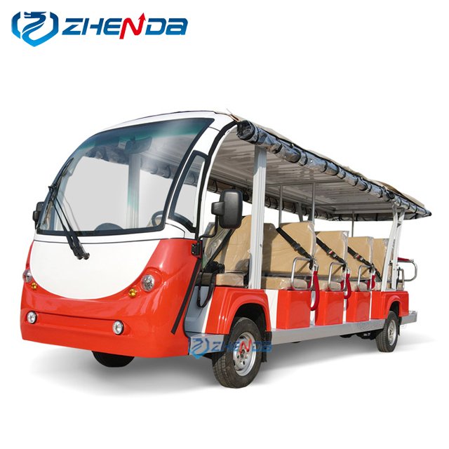 Factory Direct Hot Sale Bus Accessories Airport Shuttle Bus Classic Style Scenic Electric Bus
