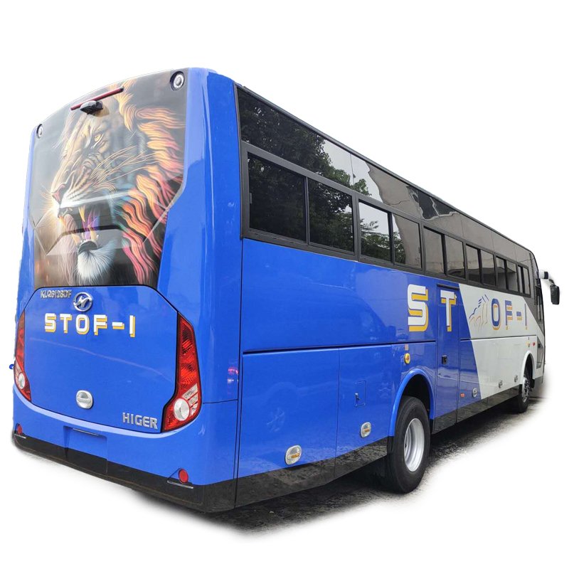 Custom logo 3+2 Seats 65 Seater Bus Used Buses Higer Bus in Stock
