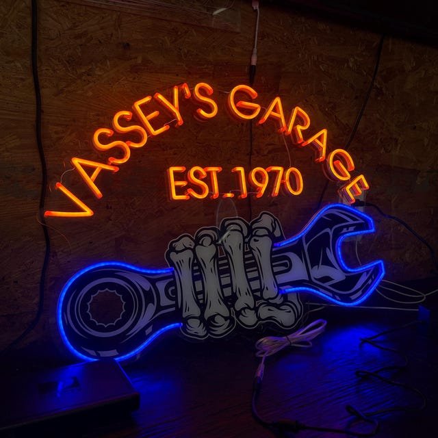Personalized Custom Waterproof Word Wall Decor Custom Neon Sign for Car