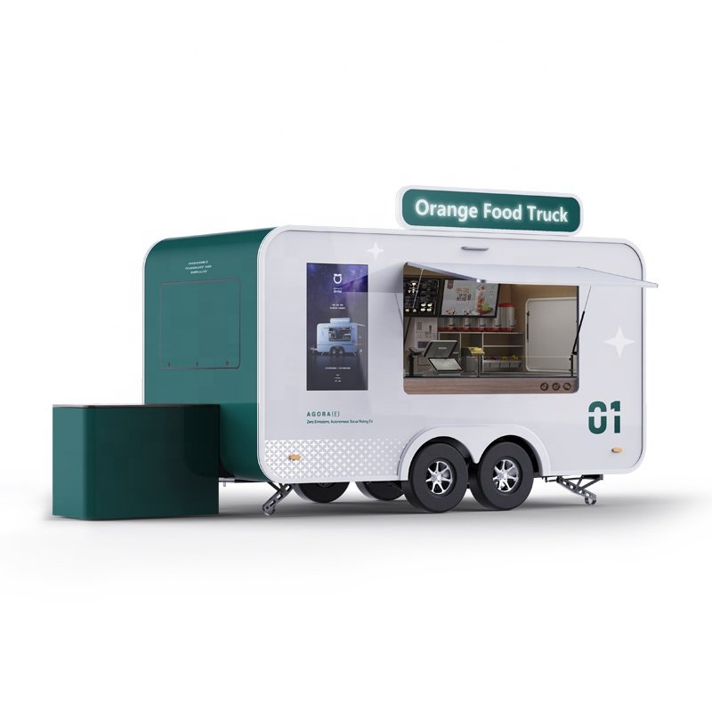 2024 New Arrival Food Van Car Bus Coffee Shop Foodtruck Food Kiosk Van Ice Cream Truck Mobile Juice Bar Food Truck