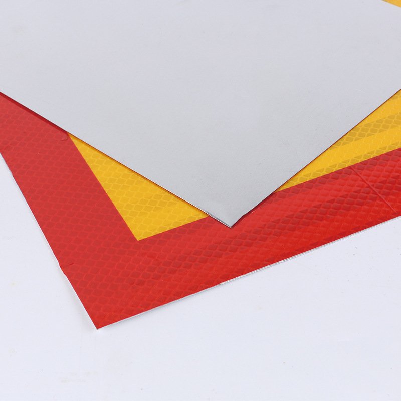 High Intensity Reflective Safety Plate for Truck/Trailer Rear Durable Weatherproof Road Safety Marking Sign Commercial Vehicle