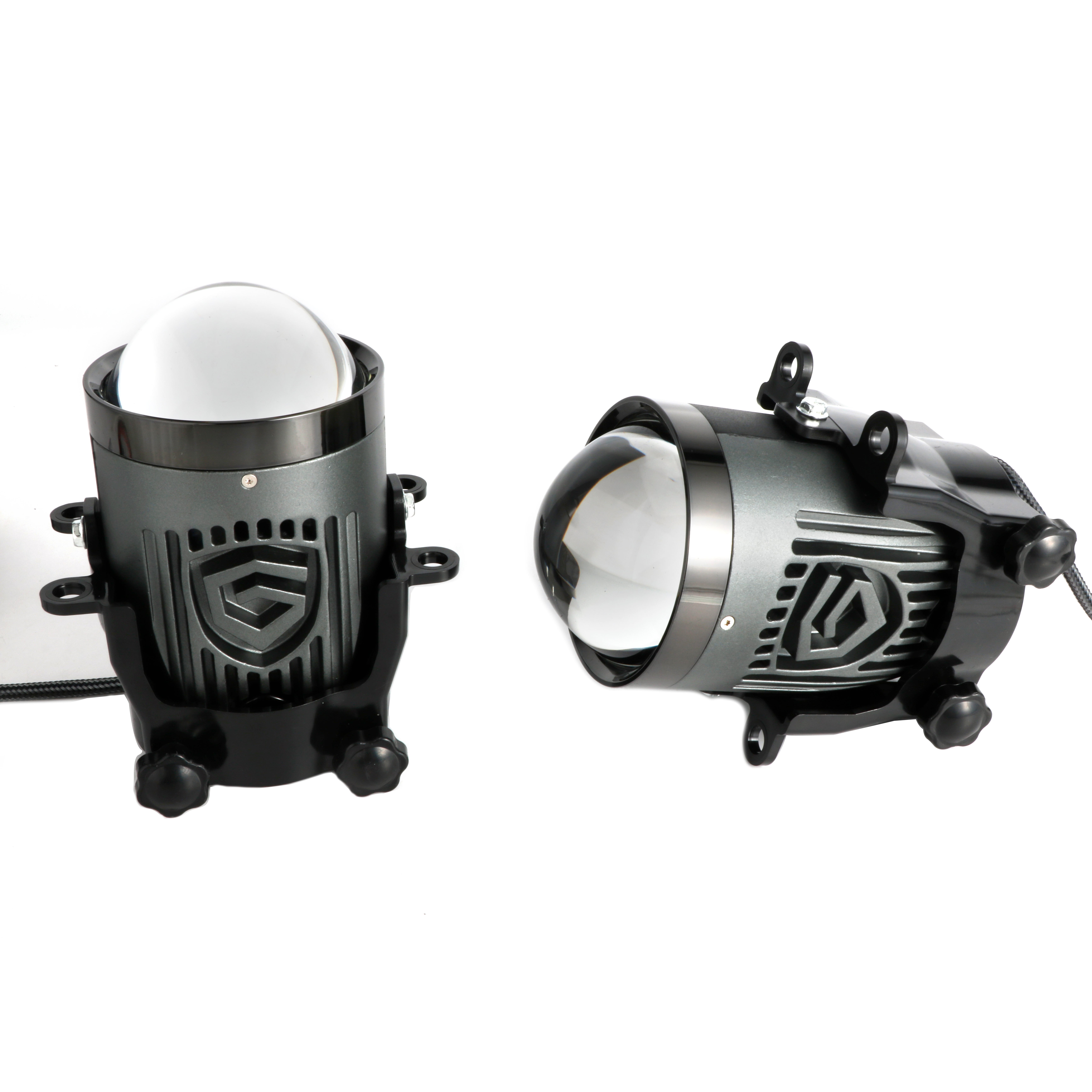 High Quality GF6 3Inch 6000K Bi LED Laser Projector Lenses 12V Car High Low Beam Driving Fog Lights Headlight