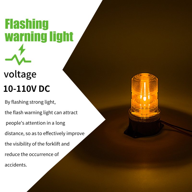 12v 24v Waterproof Led Amber Warning Safety Flash Truck Tractor Bus Beacon Lights Forklift