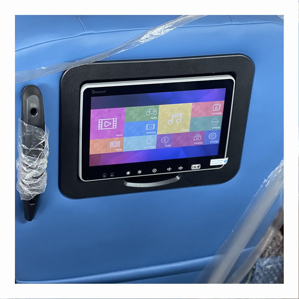 New 13.3 Inches Wireless Buspad VOD System Monitor Android LCD/TFT Bus Seat Back Featuring Movie/Music/Game/Internet Access