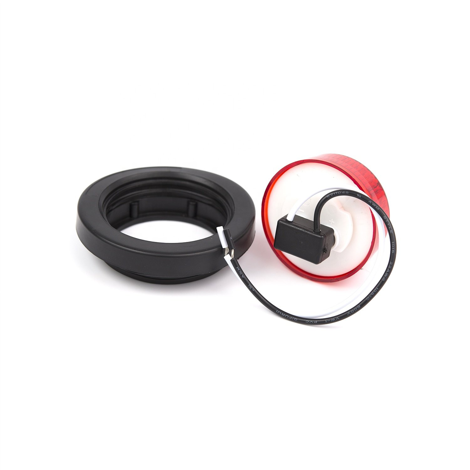 High Quality 12V 2 Inch Round 3 LED Clearance Marker Side Lights With E-Mark SAE Certificate for Trailer Campus Truck