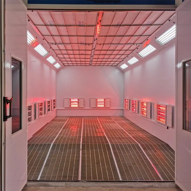 Ce Approved Large Size Bus 12m Truck Spray Paint Booth Bus Painting Cabinet