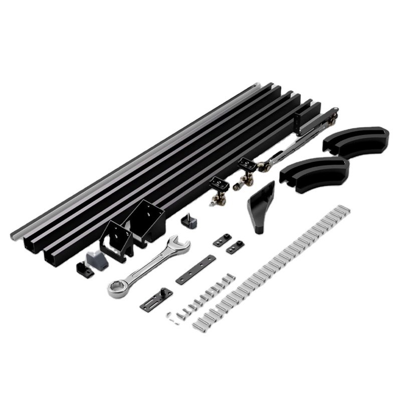 Temax Concealed Bus Sliding Door Mechanism Push Door Interior Flush Sliding Door System for Furniture Accessories
