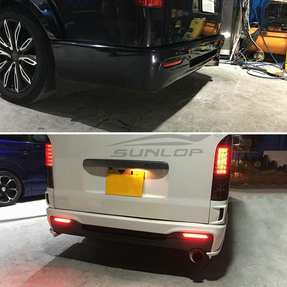 Rear Bumper Wide Body for , Body Kits, Bus commuter Hiace 2014-2018