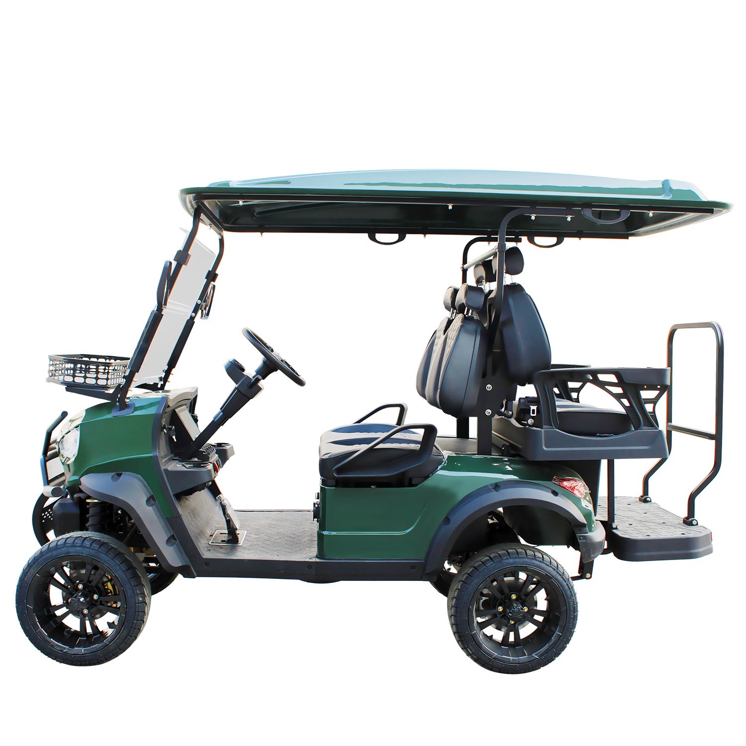 Off Road Lifted 4 Seat Sightseeing Bus Club Golf Cart Electric Golf Buggy Hunting Cart
