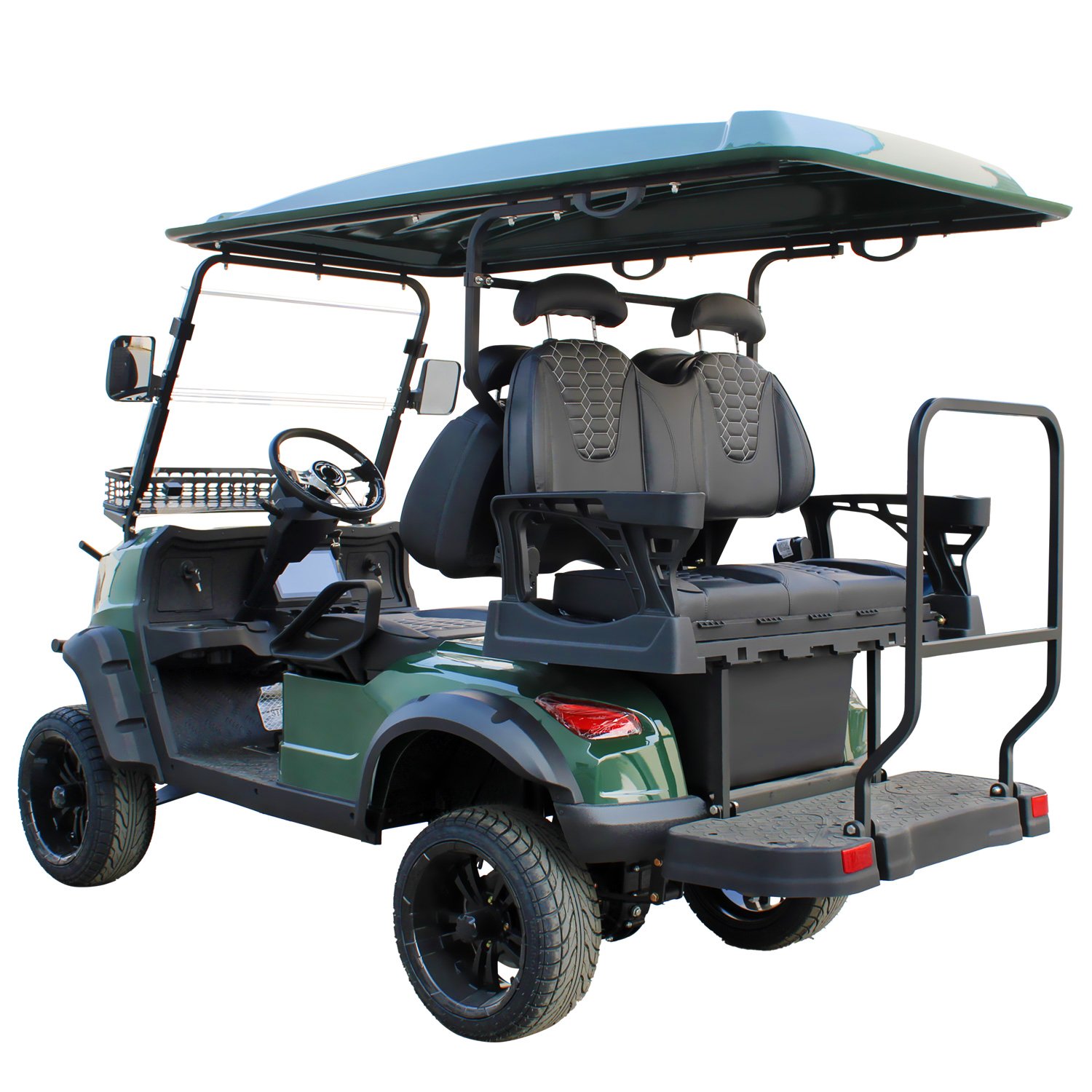 Off Road Lifted 4 Seat Sightseeing Bus Club Golf Cart Electric Golf Buggy Hunting Cart