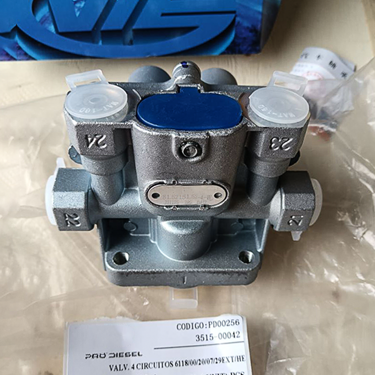 Zhongtong Bus Spare Parts Brake System Protection Valve 351500042 Four-Circuit Protection Valve