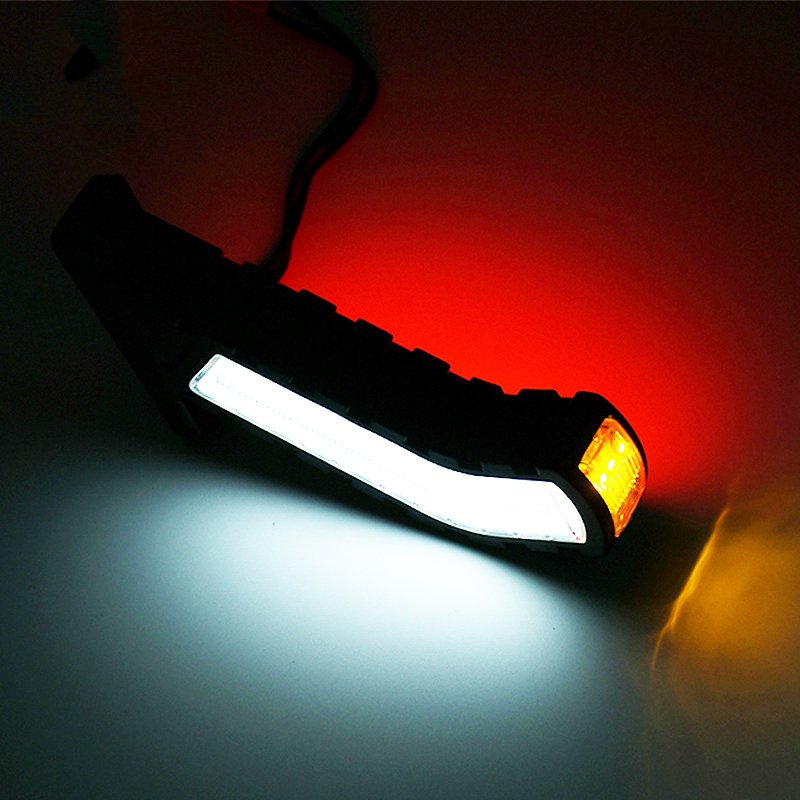24V 12V Truck Side Lights Running Water Tail Lights Waterproof RV Trailer LED Outline Marker Lighting Neon Stalk Indicator Lamp