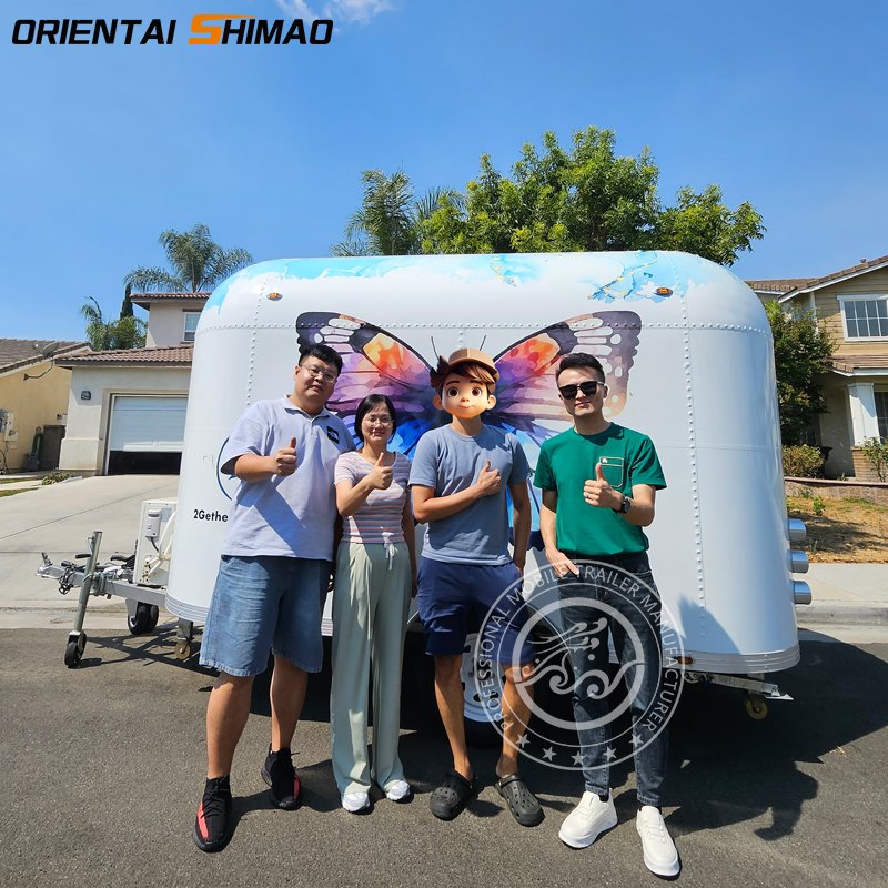 Oriental Shimao Multi-functional Truck Barbershop Van Mobile Store Mobile Beauty Salon Spa Trailer for Sale
