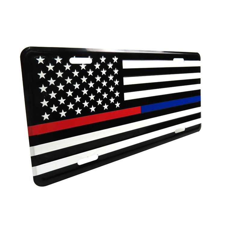Wholesale Vehicles Accessories Embossing Custom Logo Number Plate UK Decorative Reflective Car Sublimation Blank License Plate